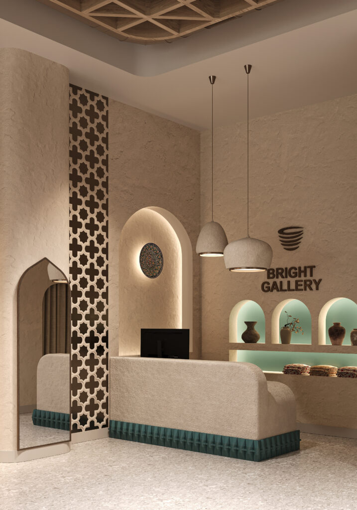 Интерьер реализованного проекта Барно Салимовой в Tashkent City Mall